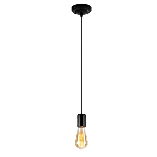 Minimalist industrial pendant ceiling light socket