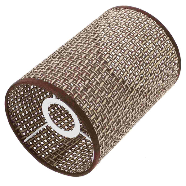 Cache plafonnier cylindrique tressé naturel