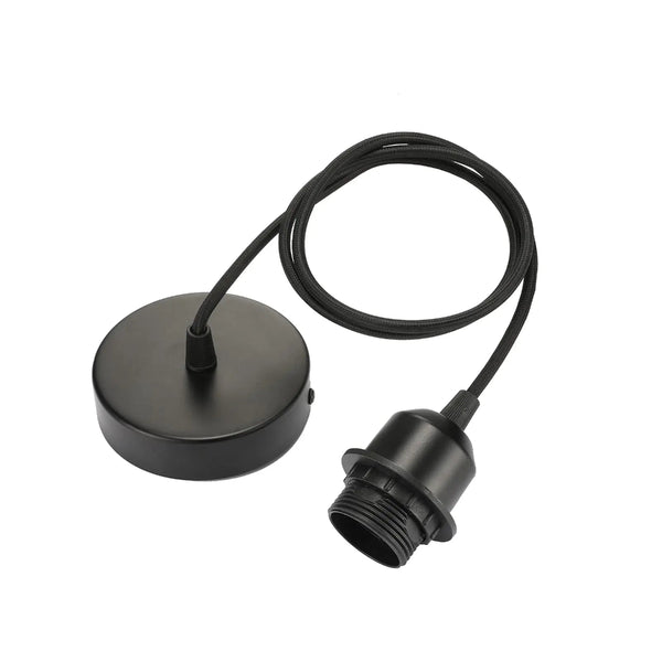 Ceiling socket with PVC cable