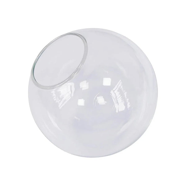 Clear glass ceiling light globe