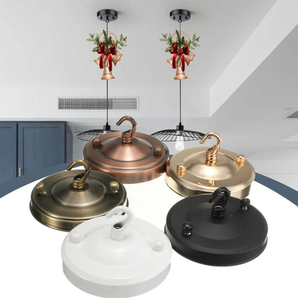 Minimalist hook ceiling light hanging plate